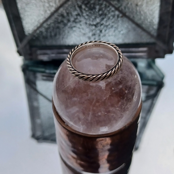 David Yurman Jewelry - David Yurman Cable Collectables Band ring stering silver.